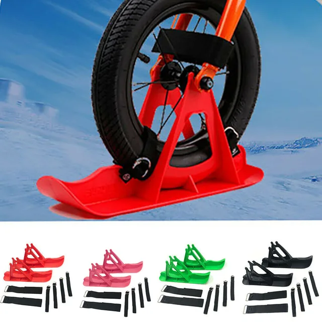 US $12.55 2Pcs 12 Inch Kids Snowboard Sled Ski Board Balance Bike Scooter Wheel Parts Ski Board Balance Bike 