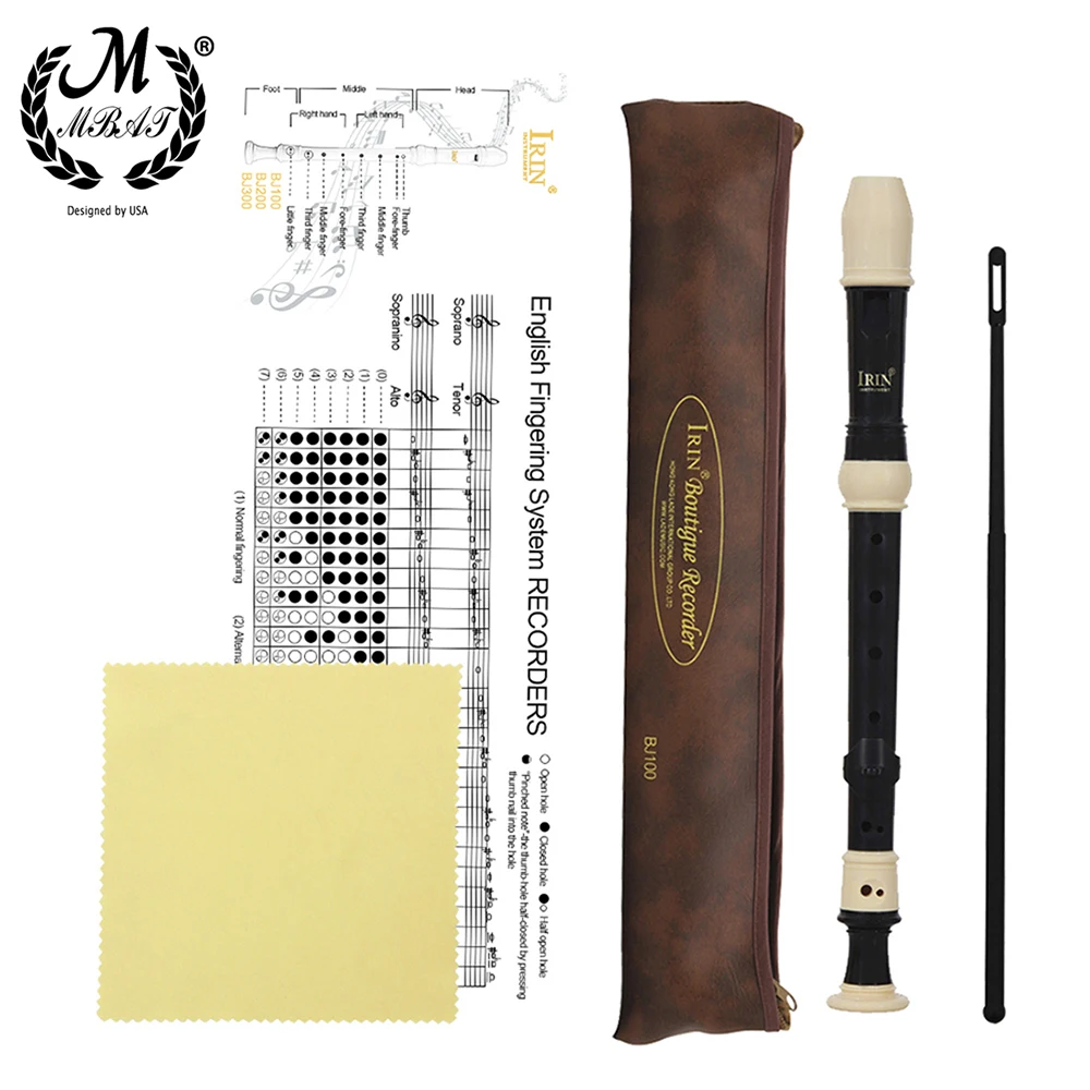Flute Clarinet Recorder Musical Instrument Accessories vertical flute transverse flute pan flute for Beginner