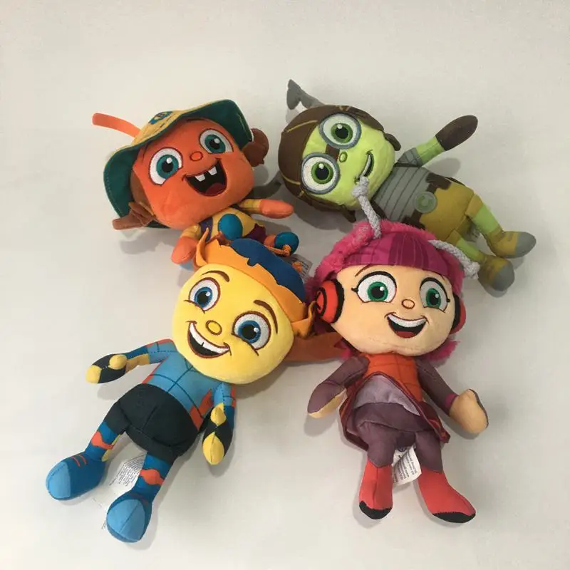 4 шт./компл. 18 см аниме Peluche Beat ошибки пение Jay аккуратно вибрирует, Куми игрушка "Божья коровка" мягкие Животные дети подарок кукла