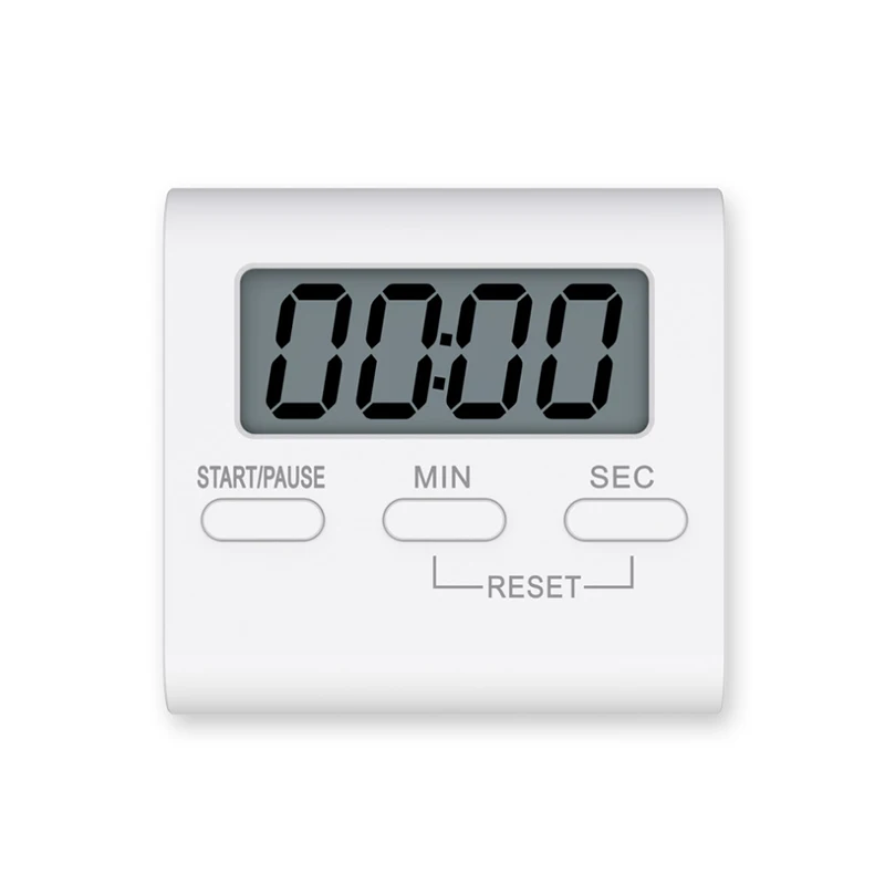 

New Large Magnetic LCD Digital Kitchen Countdown Timer Stopwatch Alarm with Stand Kitchen Timer Practical Cooking Alarm Clock