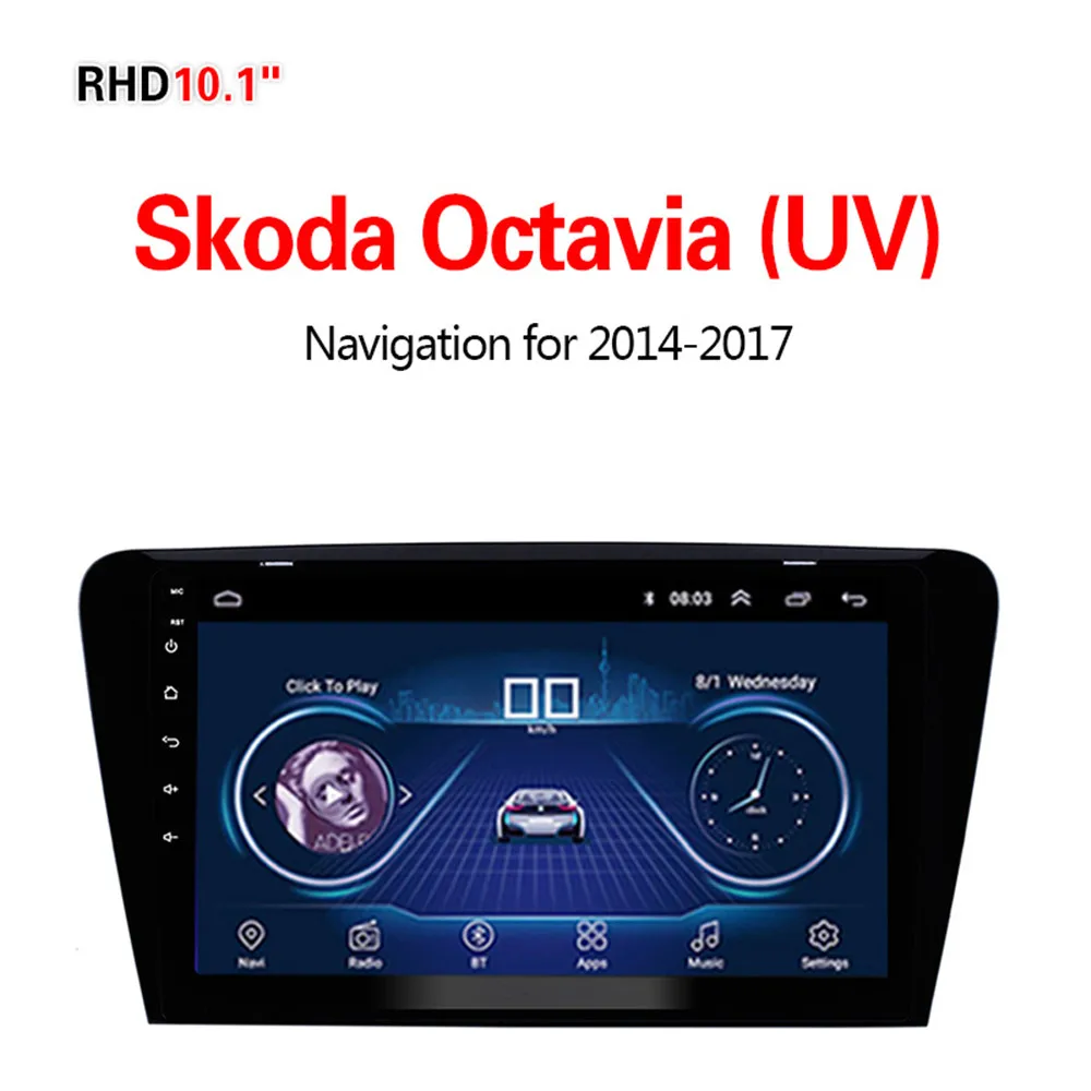 Lionet gps навигация для автомобиля VW Skoda Octavia(UV)- 10,1 дюймов RV1006Y