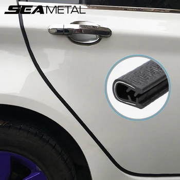 

Car Door Edge Protector Strip Steel Auto Guard Trunk Hood Stickers Universal Door Anti Scratch Seal Strips Sealing Accessories