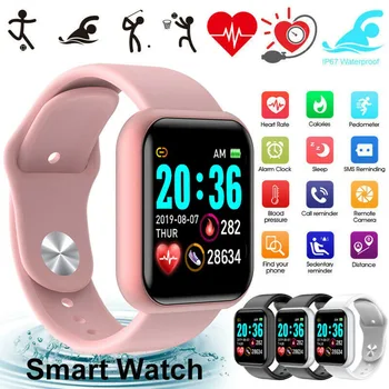 

Y68 Smart Bracelet D20 Heart Rate Monitor Watch Phone Mate for IOS Android Heart Rate Monitor Fitness Tracker SmartWatch