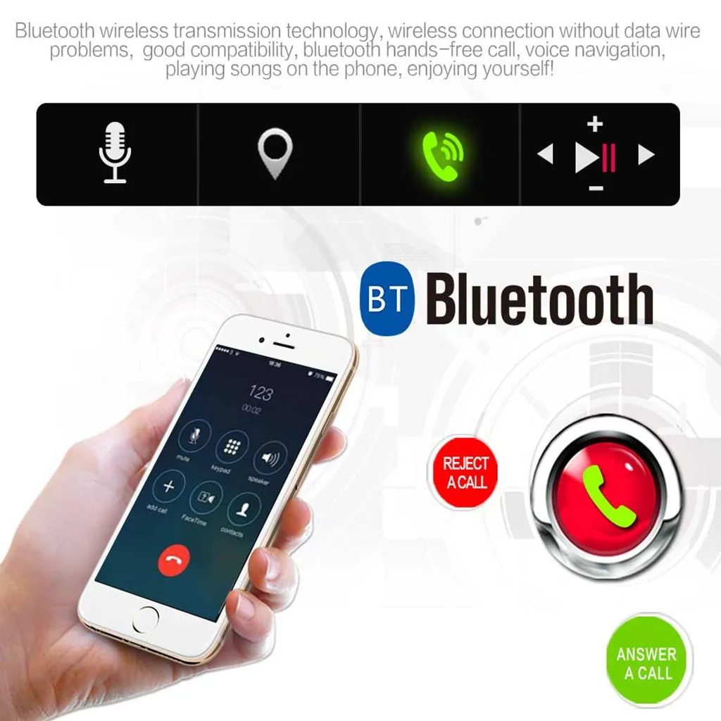 Swm-4019b автомобильный Mp5 Плеер Bt Hands-free Реверсивный приоритет Автомобильный Mp3 карта Fm музыкальный Плеер На Авто Магнитолу#7