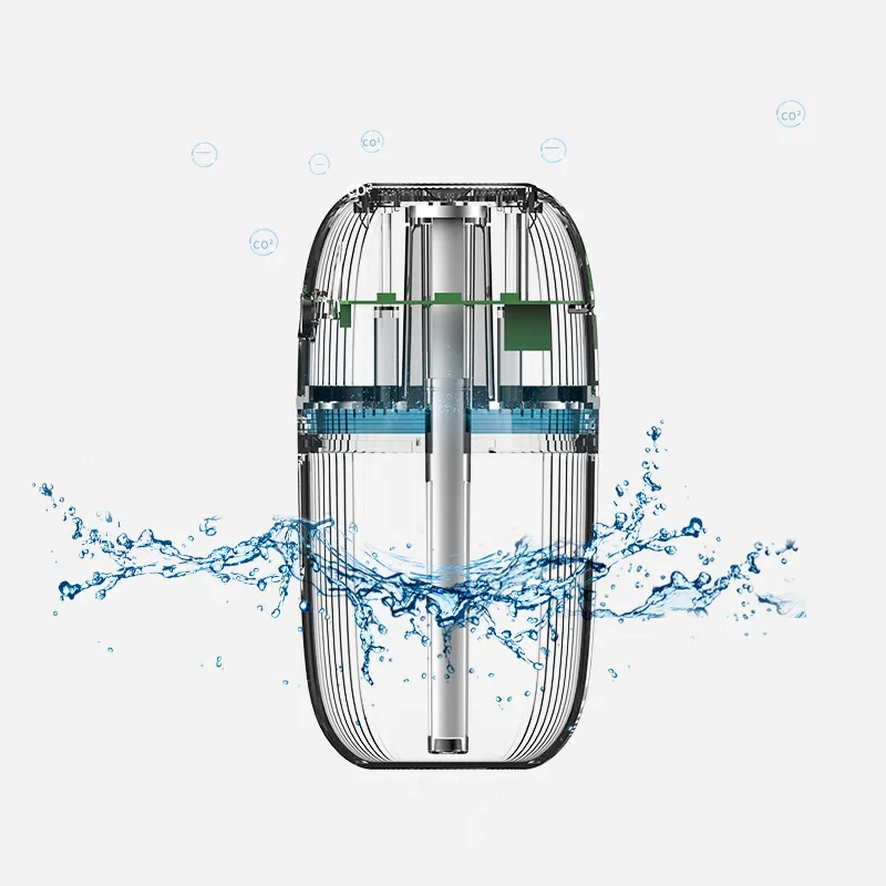 Портативный USB мини-увлажнитель воздуха, диффузор, увлажнитель воздуха, 300 мл, большой объем, тихий увлажнитель воздуха, 7 цветов, Ночной светильник, для дома, офиса, автомобиля W
