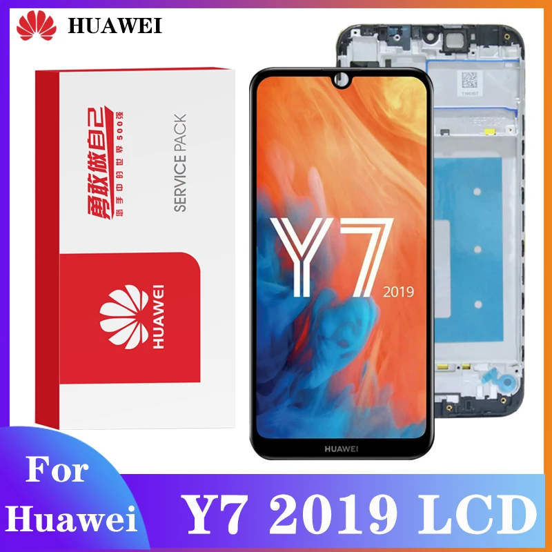 Оригинальный экран для Huawei Y7 2019 ЖК дигитайзер сборка сенсорный дисплей относится