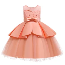 Новое модное рождественское платье принцессы для девочек Одежда для торжественных мероприятий бальное платье для девочек платье на Хэллоуин для детей от 2 до 10 лет