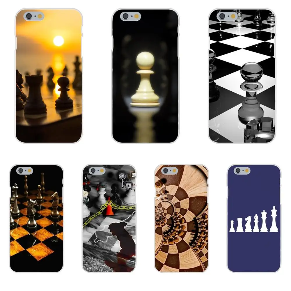 

Chess Board Pieces New TPU Soft Phone Accessories Cover Case For Apple iPhone 4 4S 5 5C 5S SE 6 6S 7 8 Plus X XS Max XR