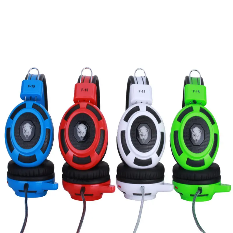 

Y15 Bass Game Headphone Stereo Surrounded Sound Over-Ear Gaming Headset Headband Earphone with Led Light for Computer PC Gamer