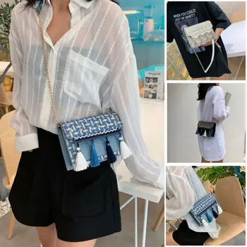 

Fashion Women Quilted Chain Bag PU Leather Shoulder Crossbody Handbag Messenger