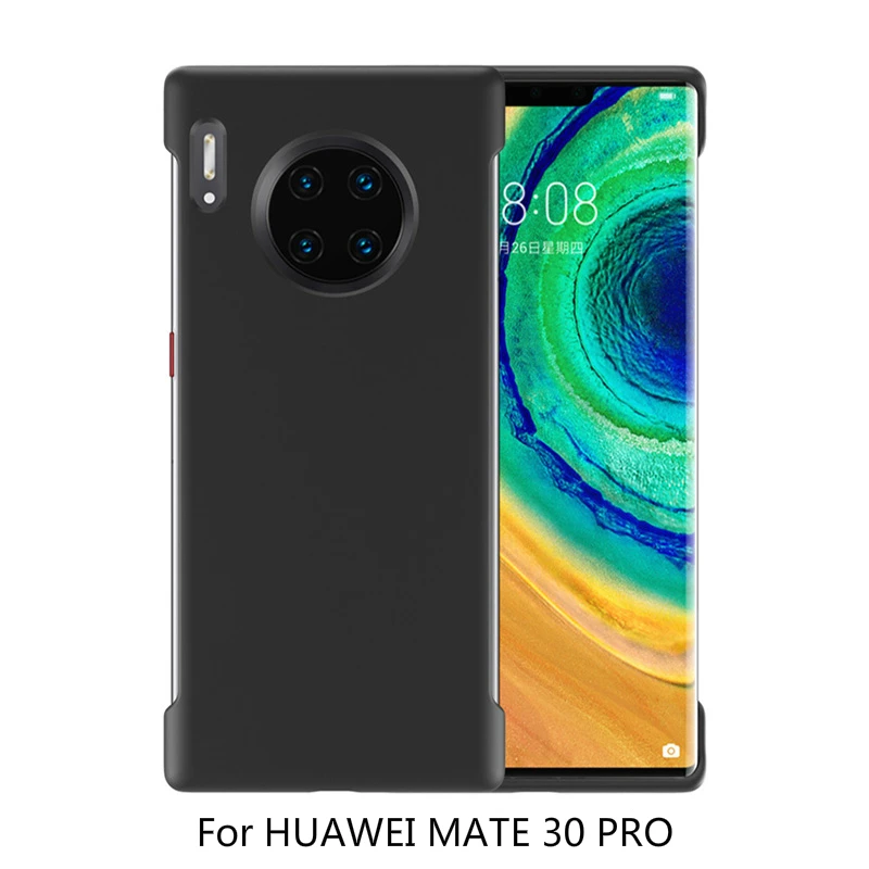 Высококачественный защитный силиконовый чехол для HUAWEI mate 30 Pro, мягкий чехол для HUAWEI mate 30, чехол mate 30 Pro 5G, задняя крышка - Цвет: Black - MATE 30 Pro