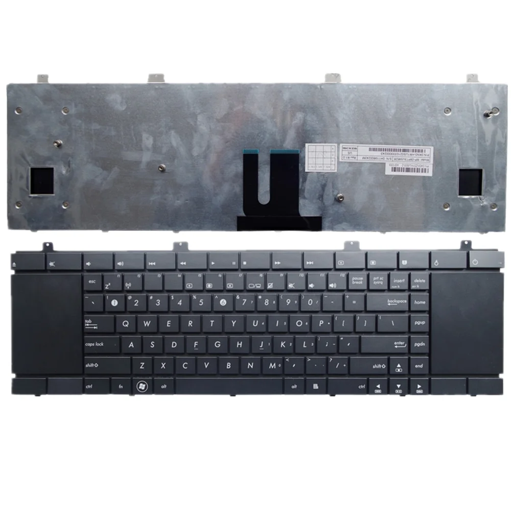 Laptop Keyboard For ASUS NX90 NX90J NX90JN NX90JQ NX90SN Black US English Edition | Компьютеры и офис