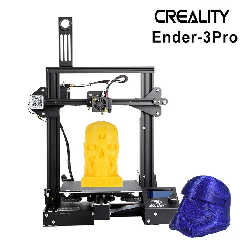 CREALITY 3d принтер Ender-3 DIY комплект 3d принтер большой размер I3 мини Ender 3 Resume отключение питания печать MeanWell power - Цвет: ender-3 pro