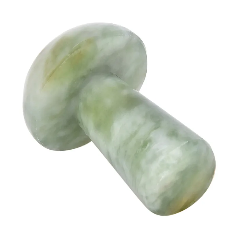 1PCS Health Care Tool Stone Mushroom Massage Jade Facial Body Foot GuaSha Thin Anti-wrinkle Relaxation | Красота и здоровье
