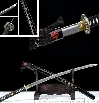 

1095 CARBON STEEL FULL TANG special SAYA HANDMADE JAPANESE SWORD KATANA