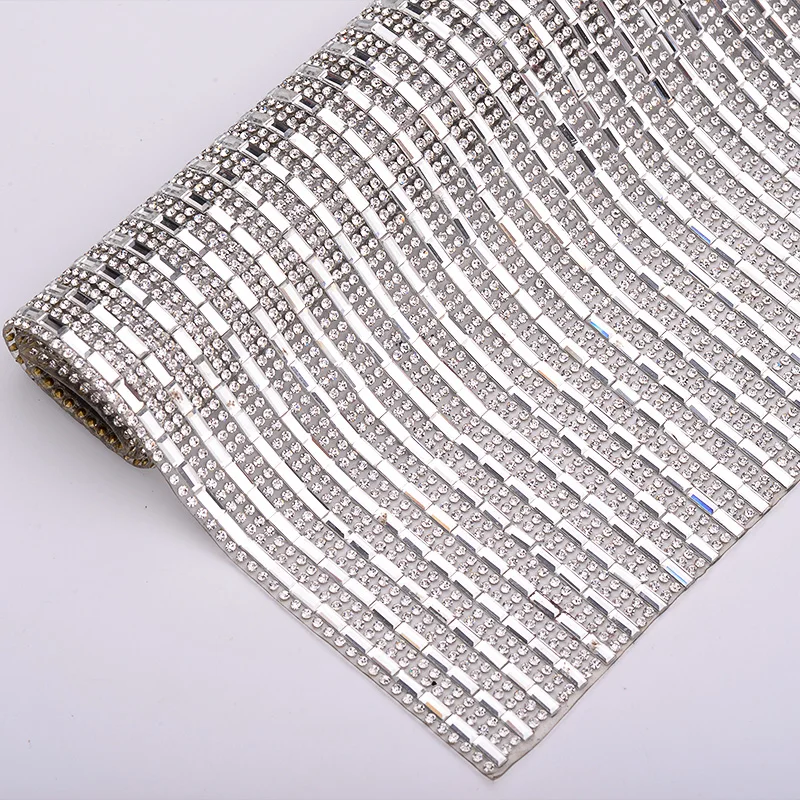 JUNAO-24-40cm-Hotfix-Black-Rhinestones-Fabric-Sheet-Glass-Mesh-Trim-Crystal-Appliques-Strass-Band-for (3)