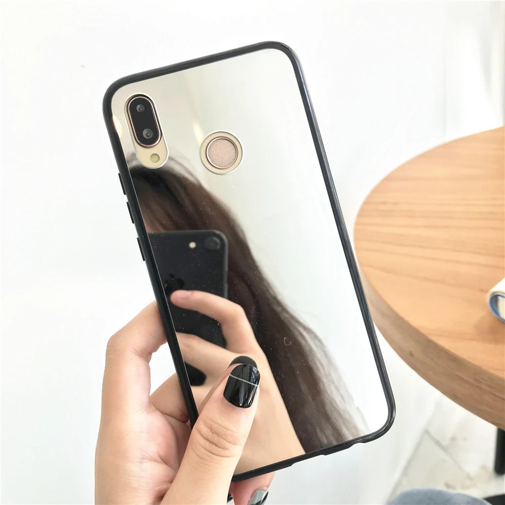 Черный бампер с зеркальным покрытием силиконовый чехол из ТПУ для XiaoMi RedMi 7A 6A 5A 4A