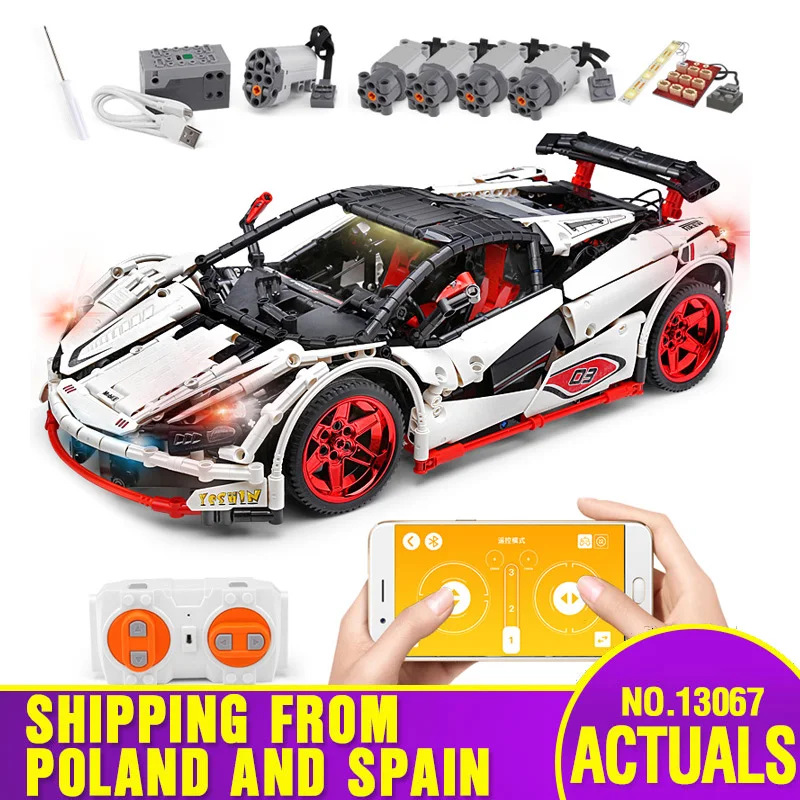 DHL 20087 Technic модель автомобиля совместима с MOC 4562 приложением моторизованный Icarus