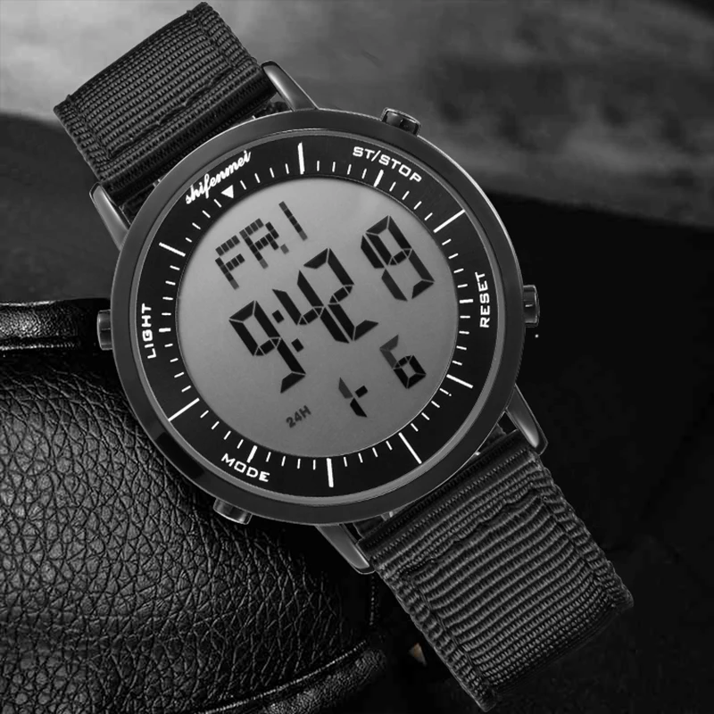 

Shifenmei 2019 Outdoor Men Sports Watch LED Week Display Stopwatch Display Chronograph 30M Waterproof Watches Relogio Masculino