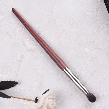 

1PC Natural Wood Handle Goat Hair Eyeshadow Professional Makeup Brushes Crease Blending Shader Makeup Tools 2020 New