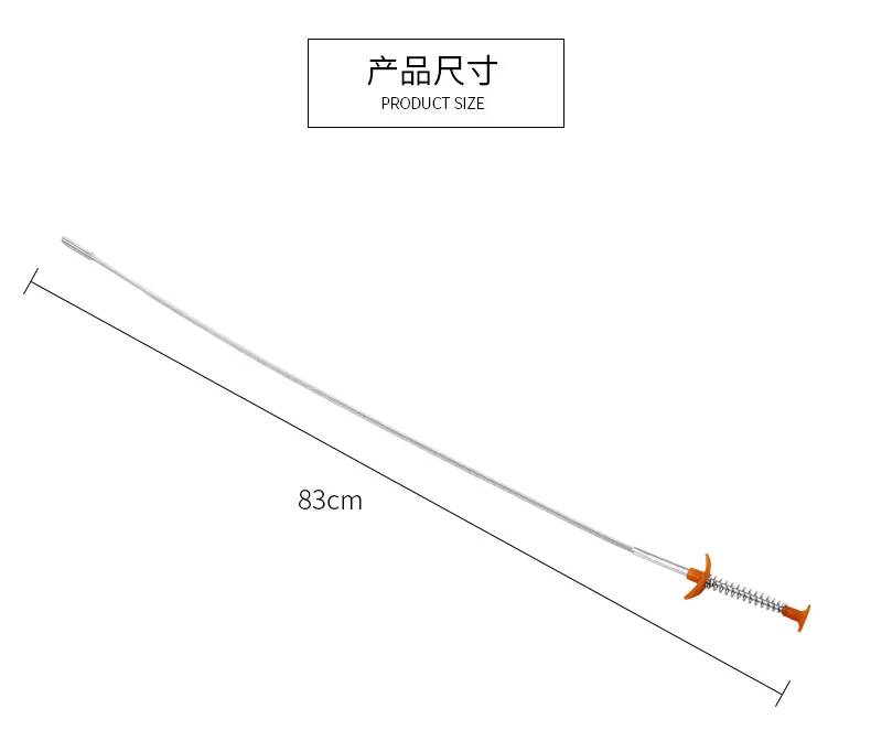 1 шт. 83 см щетка для чистки канализации дома гнущаяся Раковина Ванна Туалет драга трубы змеиная щетка инструменты Креативные аксессуары для ванной кухни