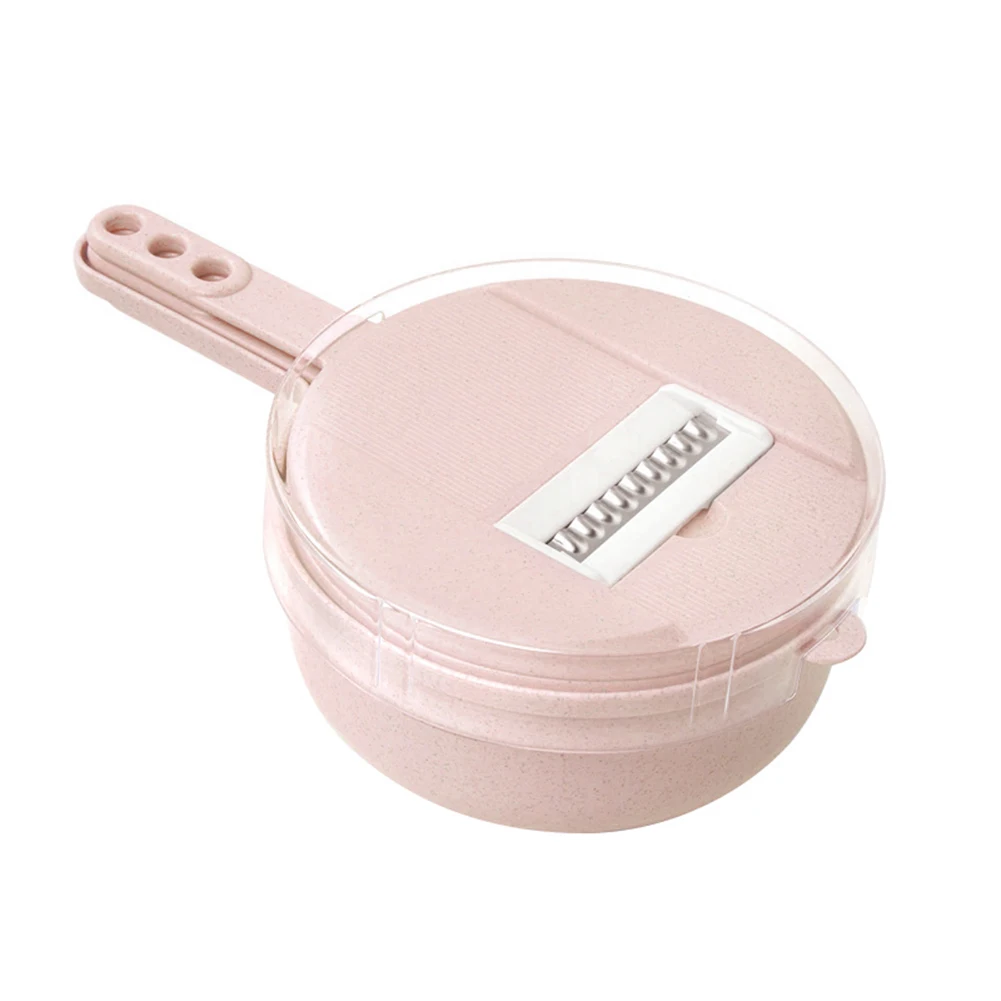 pink red Многофункциональная Пшеничная солома ручная овощерезка морковь картофель слайсер измельчители яйцо кухонный фильтр розовый синий - Цвет: pink red