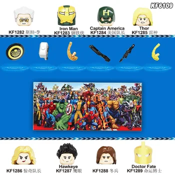 

Building Blocks Heroes Hydra Doctor Fate Bricks Action Figures For Children Model Toys KF6109