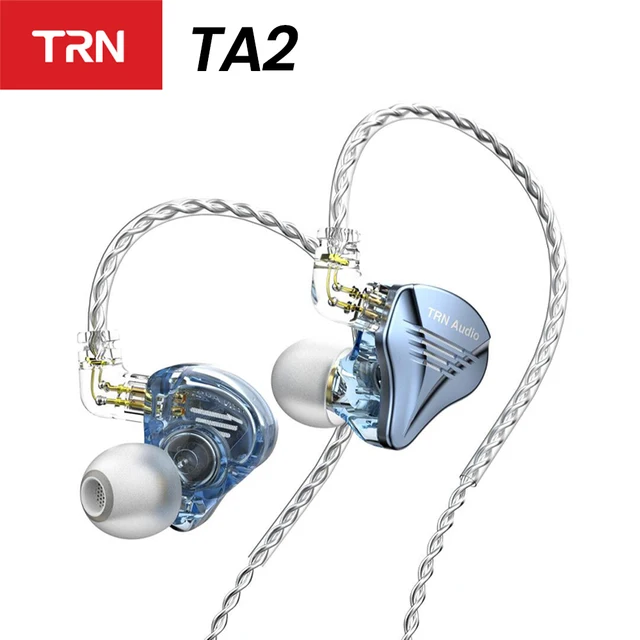 TRN TA2 1DD+2 Knowles BA Hybrid Earphone IEMs Metal Shell with Detachable Headset Cable 1