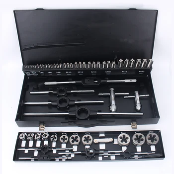 Cheap Set Of 56PCS DIN352 Taps Die Sets M3-M20 6542 HSS Taps M3-M20 Each Size 3PCS