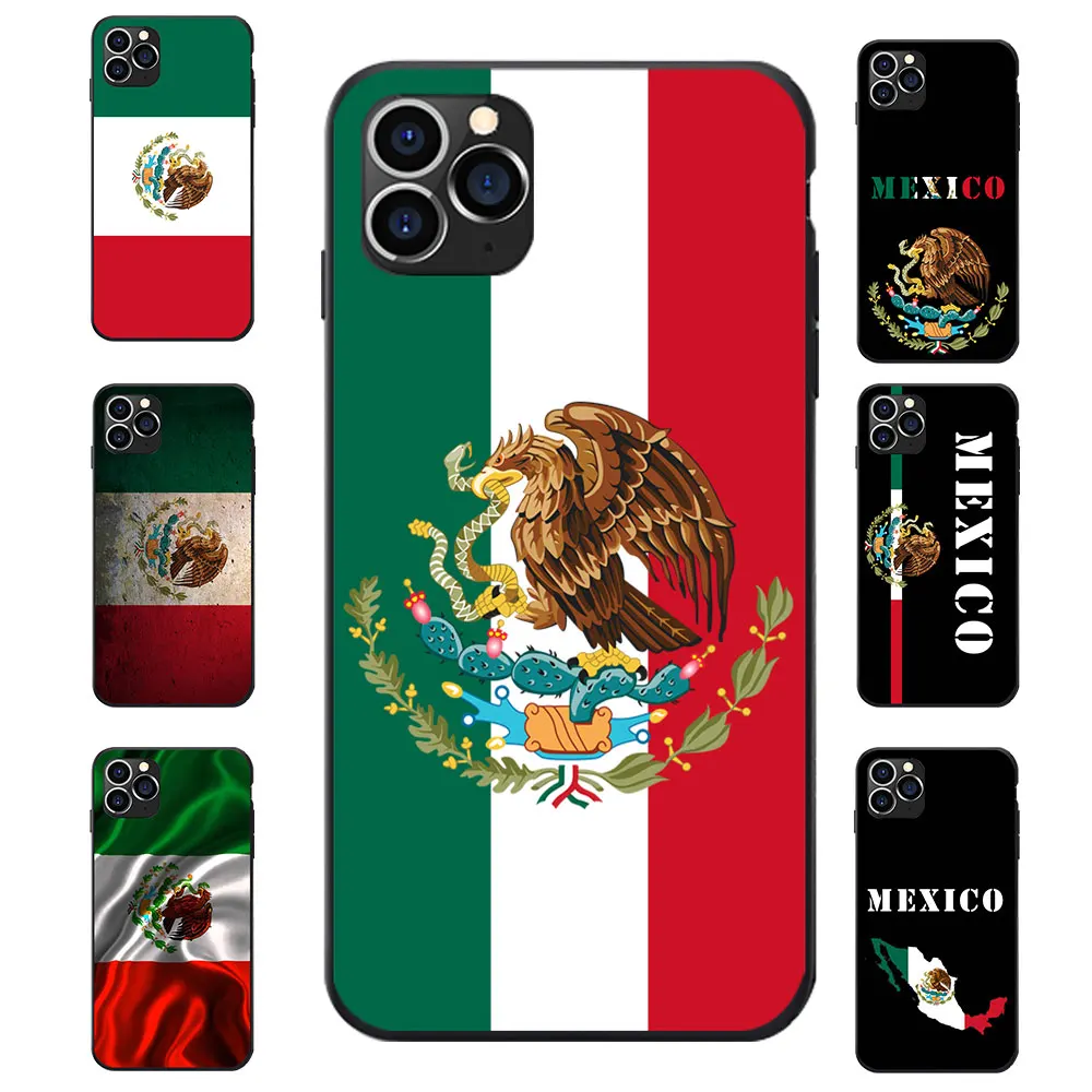For Iphone 6 7 8 S Xr X Plus 11 Pro Max Mexico National Flag Coat Of Arms Theme Soft Tpu Phone Cases Phone Case Covers Aliexpress