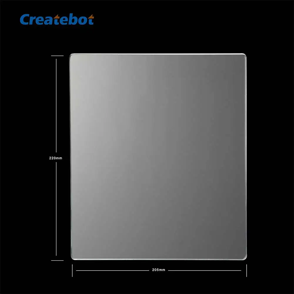 Платформа для 3D принтера Createbot из закаленного стекла размер 220*205*3 мм | Компьютеры