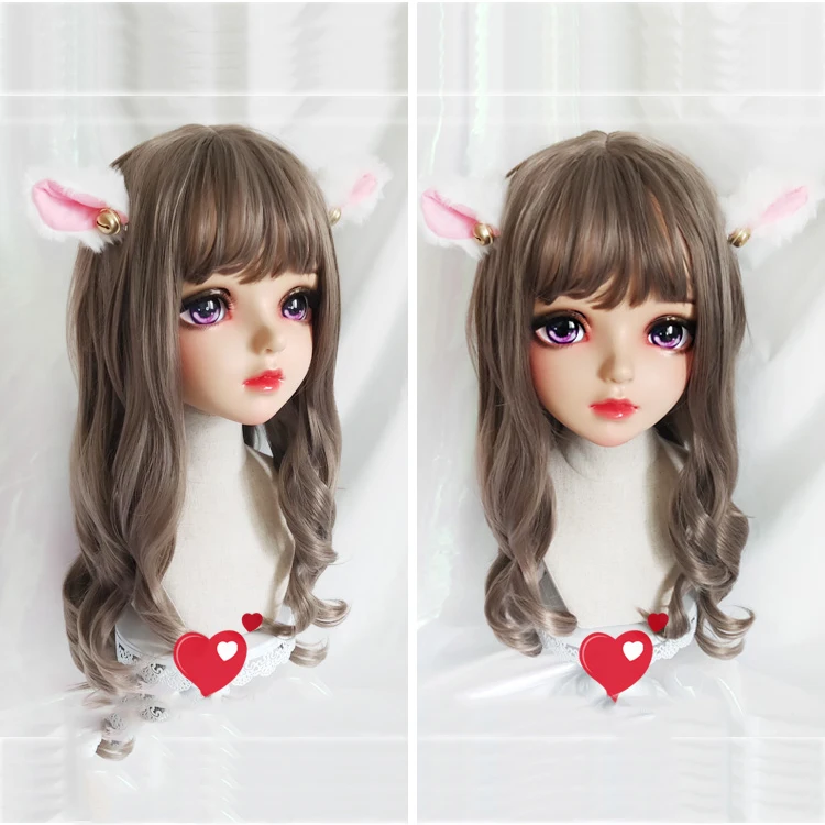 (Miao 10) женские милые девушки смолы половина головы кигуруми BJD маска косплей
