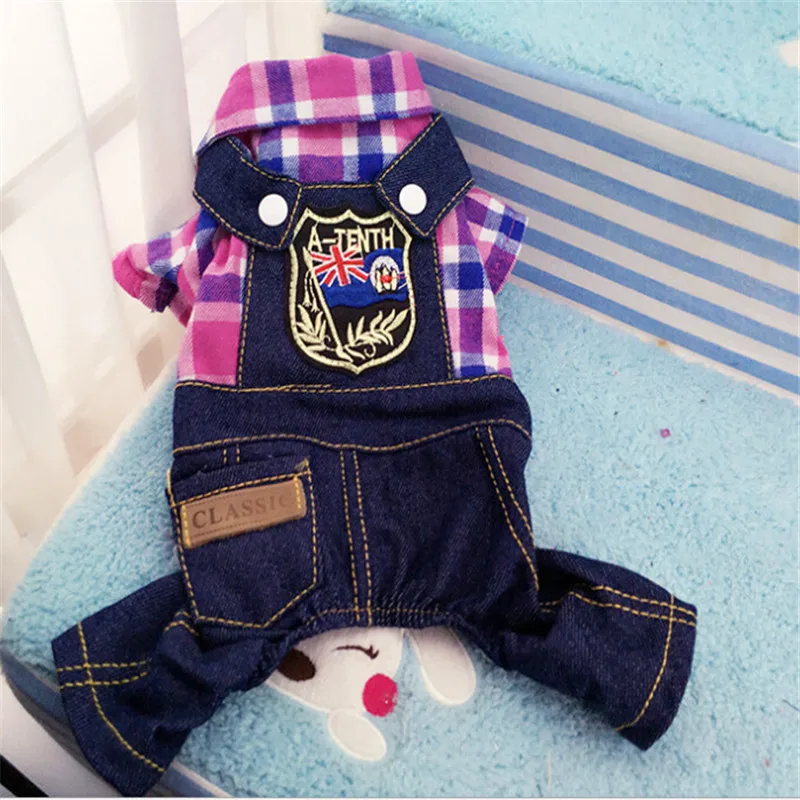 

Jean Dog Clothes For Small Dog Clothing Jacket Coat Pet Dog Clothes For Yorkie Chihuahua Coat