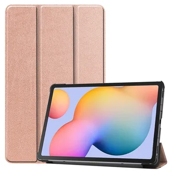 

Folding Stand Case For Samsung Galaxy Tab S6 Lite SM-P610/P615 With Hard PC Back Tablet Cover For Etui Galaxy Tab S6 Lite Case