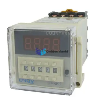 

DH48JA 1-999900 Count Up Digital Counter Relay w Base AC/DC 12V 50/ 60Hz