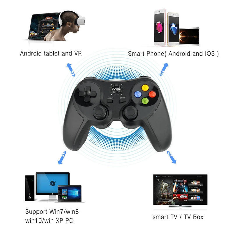 Беспроводной Bluetooth игровой коврик контроллер Джойстик для Android iOS Tablet PC