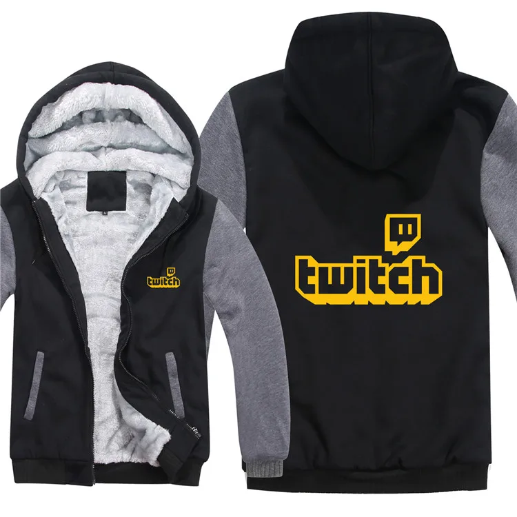 Twitch Channel толстовки мужские повседневные пальто шерсть подклад куртки Twitch свитшоты мужские пуловеры HS-028 - Цвет: as picture