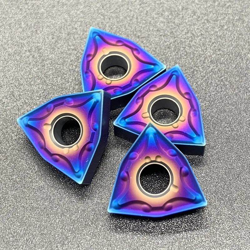 Carbide Turning Tool WNMG080408 WNMG080404 WNMG080412 Blue Flame Serie CNC Milling Blade Cutting Insert