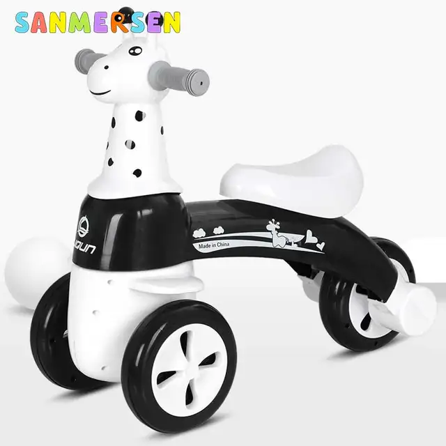 Cartoon Children Balance Bikes Twist Car Baby Walker 1-6 Years Three Wheel Animal Style Lights Music Bike Toy Gifts for Infant 1