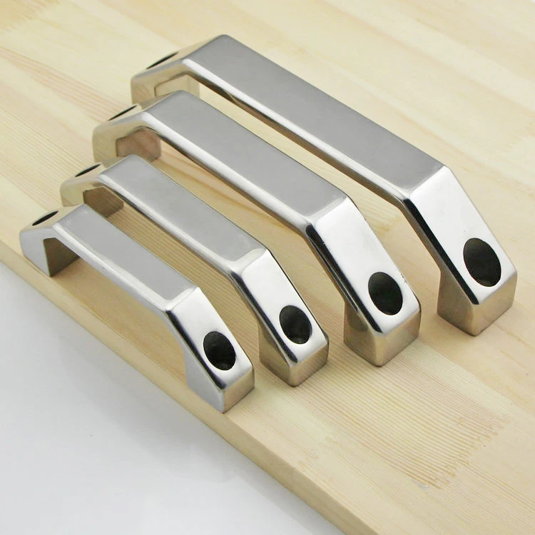 Thickened Solid 304 Stainless Steel Heavy Handle Plus Heavy Door Bow Knobs Industrial Load-Bearing Pull Handle