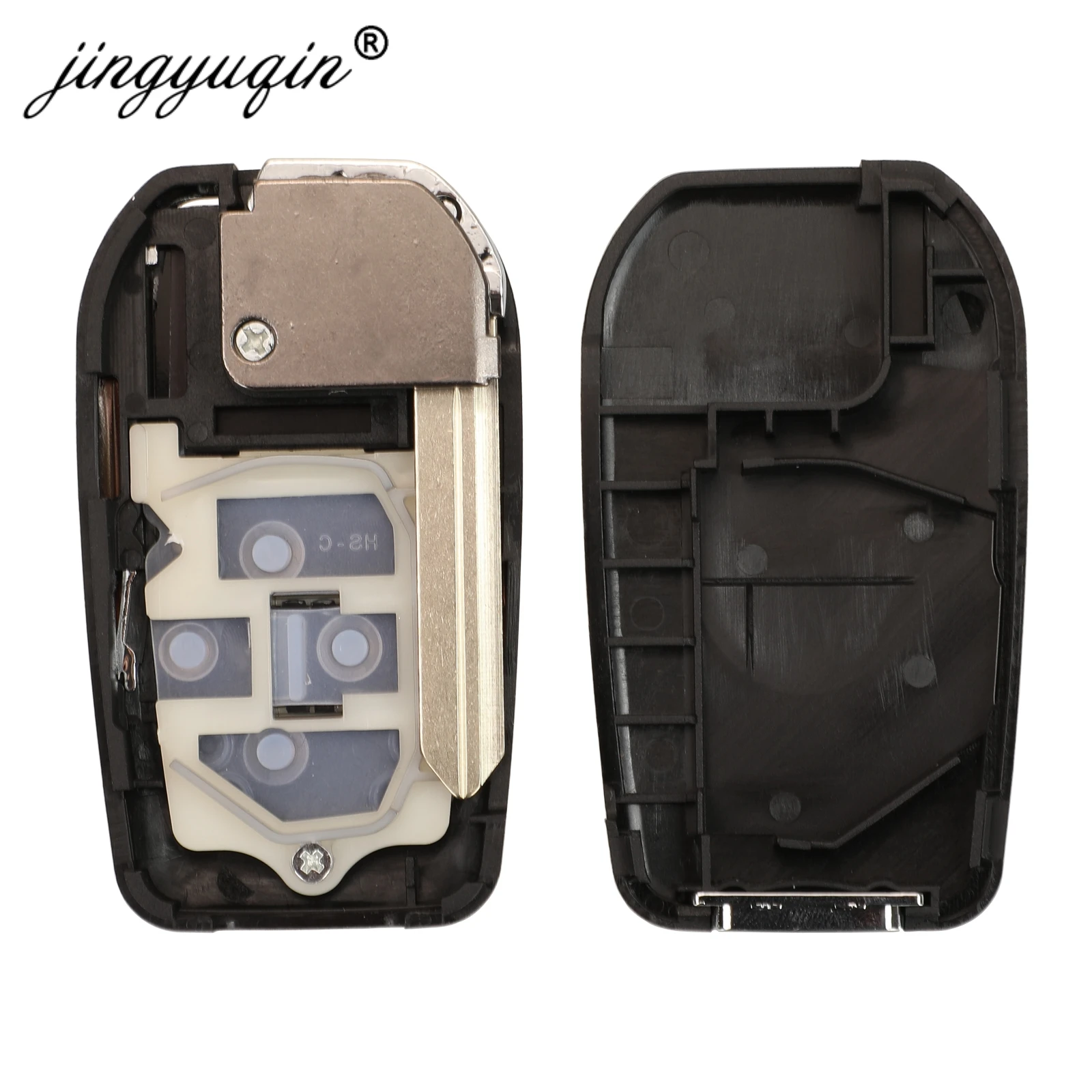 Jingyuqin-10pcs-2-3-4BT-modificato-Flip-Remote-Key-Shell-Cover-per-Toyota-Corolla-Camry-Auris.jpg Keyforkess 10pcs 2/3/4BT modificato Flip Remote Key Shell Cover per Toyota Corolla Camry Auris TOY47 Upgrade custodia pieghevole per chiavi - Jingyuqin 10pcs 2 3 4BT modificato Flip Remote Key Shell Cover per Toyota Corolla Camry Auris