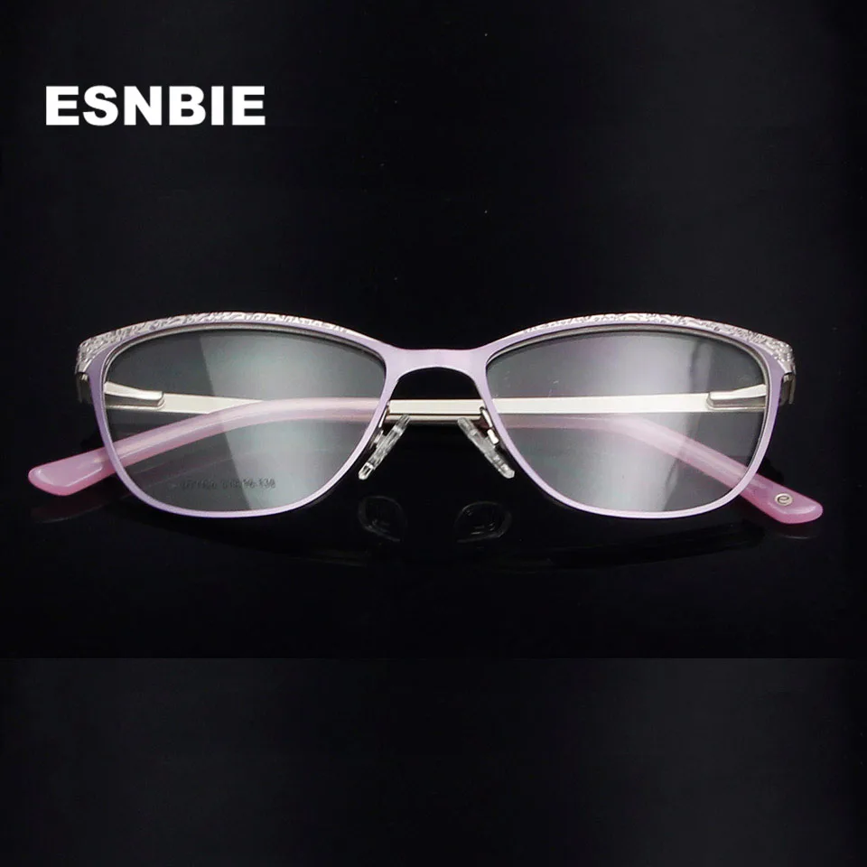 Ультралегкие женские модные оправы из сплава кошачий глаз оправа для