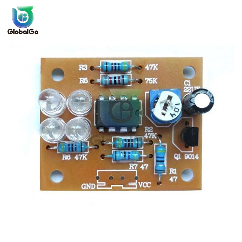 LM358 LED Breathing Light Kit Electronic Production Suite Electronic Kits DIY Parts Breath Light DIY Kit PCB laboratory