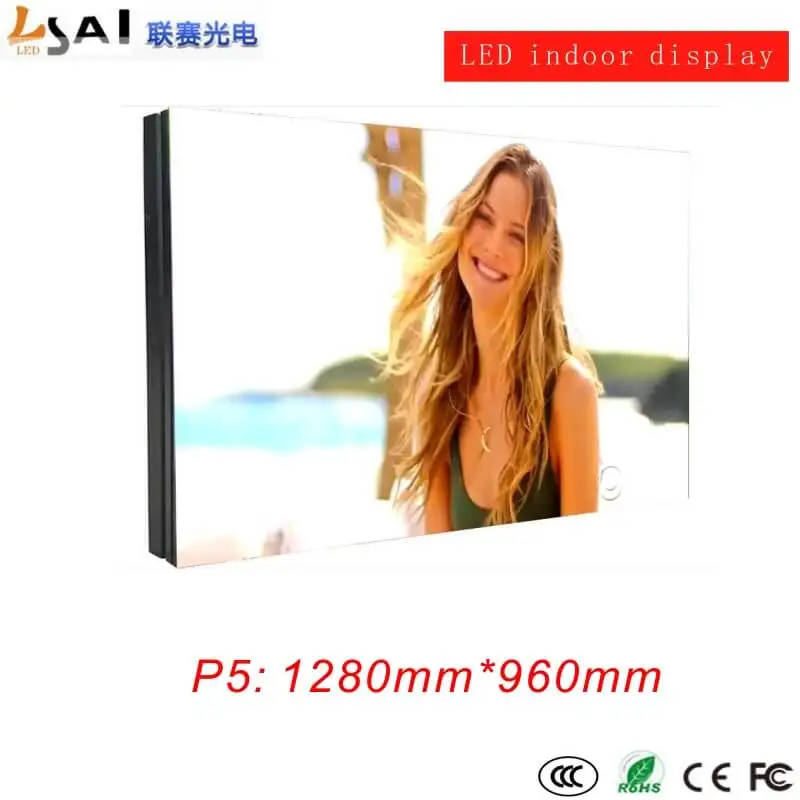 US $562.00 P5LED indoor display color advertising screen LED simple cabinet P51280960mm rgb