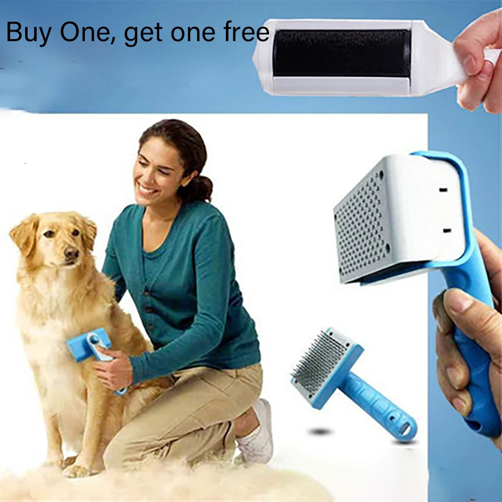 

Dog Comb Dog Grooming Brush Pet Supplies Dogs Hair Remover Pet Hair Shedding Combs Cat Accessories Gatos Accesorios для кошек