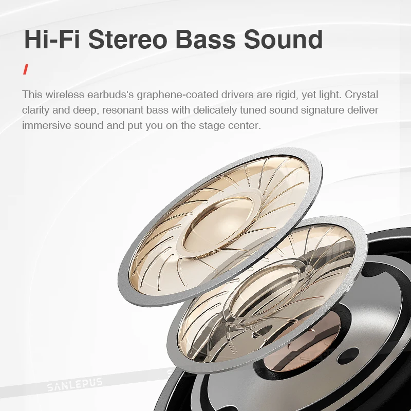 SANLEPUS TWS Wireless Headphones Bluetooth Earphones Gaming Headset Earbuds For Android iOS PK i12 i9000 Pro i90000 Max 2 i500 3