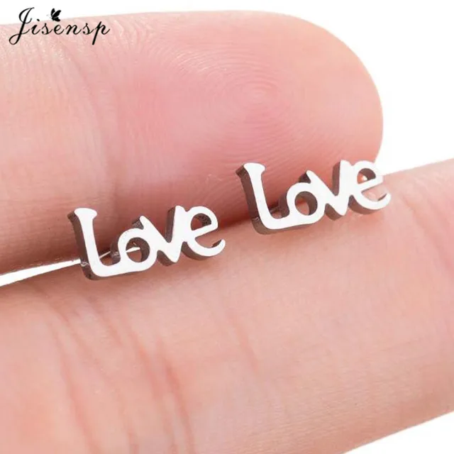 Mini Stainless Steel Earings Fashion Jewelry Small Animal Ear Studs Punk Cross Star Dragon Ballet Stud Earrings Pendientes Gifts GED064