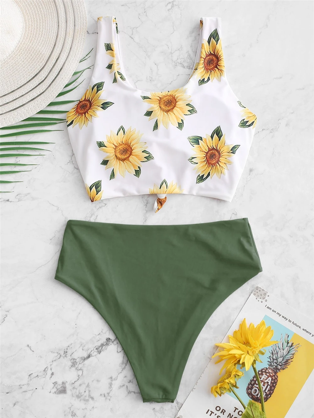 sunflower swimsuit top