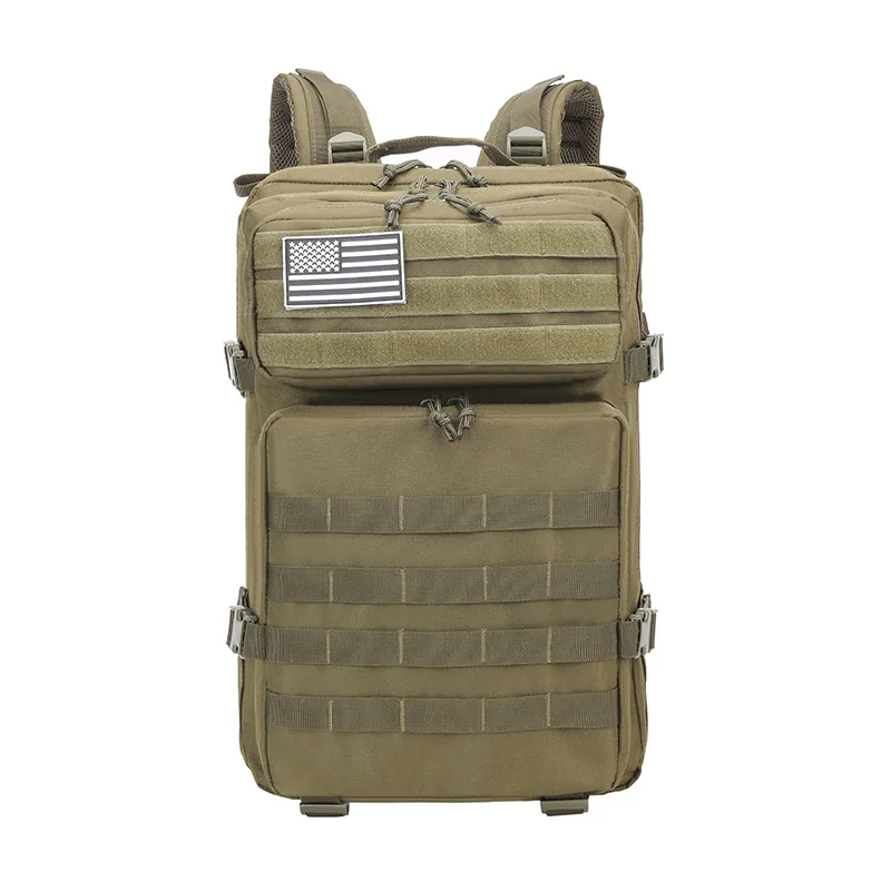 Военный Тактический Рюкзак Molle 45L армейская штурмовая сумка охотничий походный рюкзак Открытый EDC водонепроницаемая сумка дорожный рюкзак - Цвет: Army green