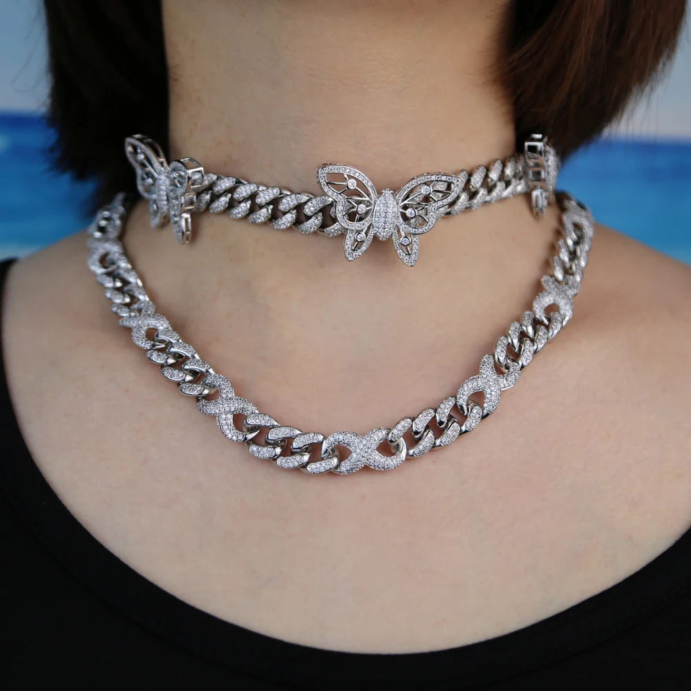 Choker Necklace Hip Hop Fashion Jewelry 